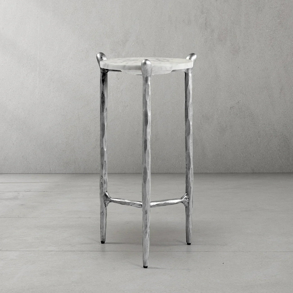 Thomson Round Horn Marble Coffee Table & Side Table
