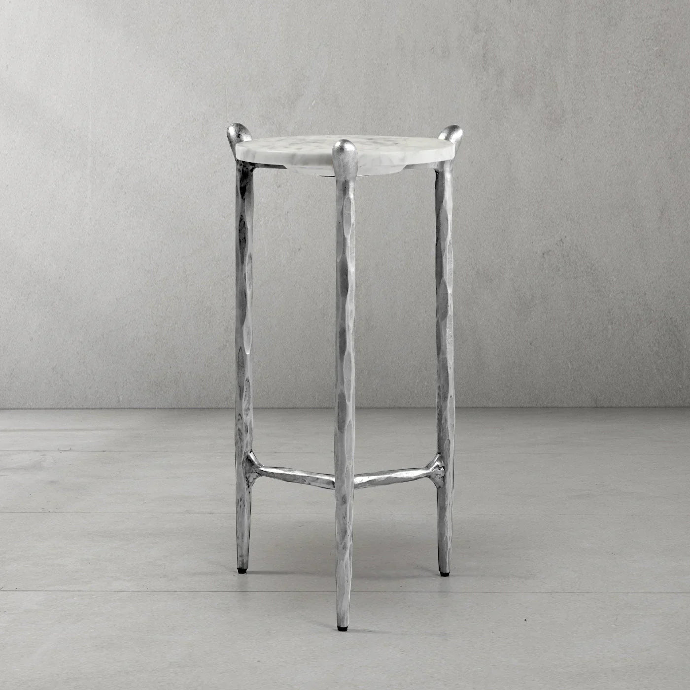 Thomson Round Horn Marble Coffee Table & Side Table
