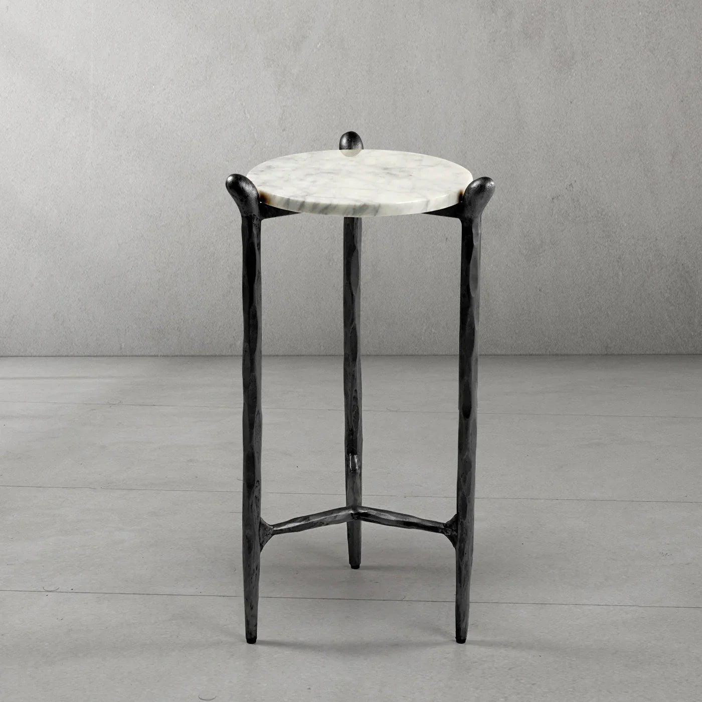 Thomson Round Horn Marble Coffee Table & Side Table