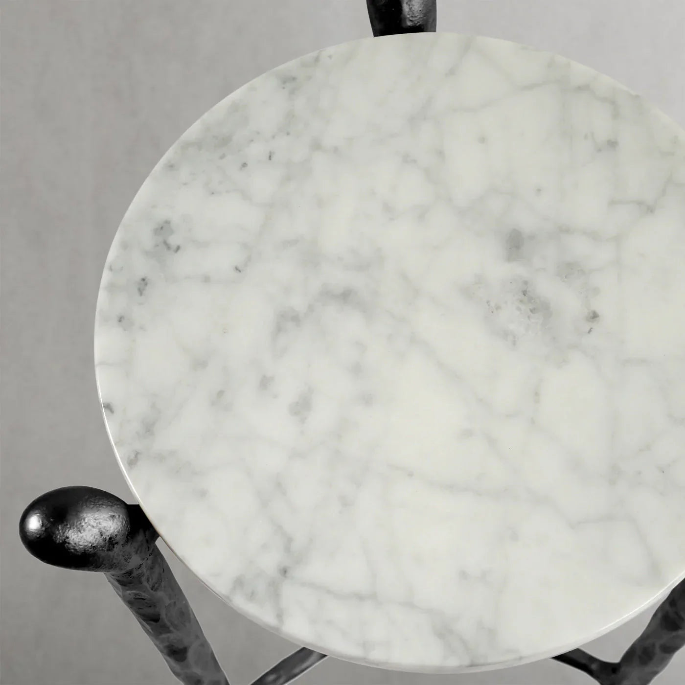 Thomson Round Horn Marble Coffee Table & Side Table