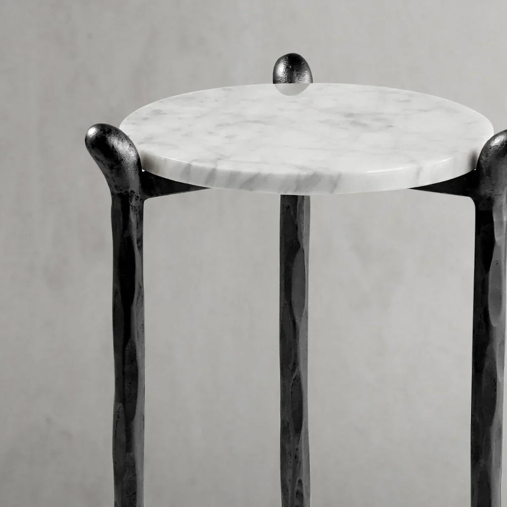 Thomson Round Horn Marble Coffee Table & Side Table