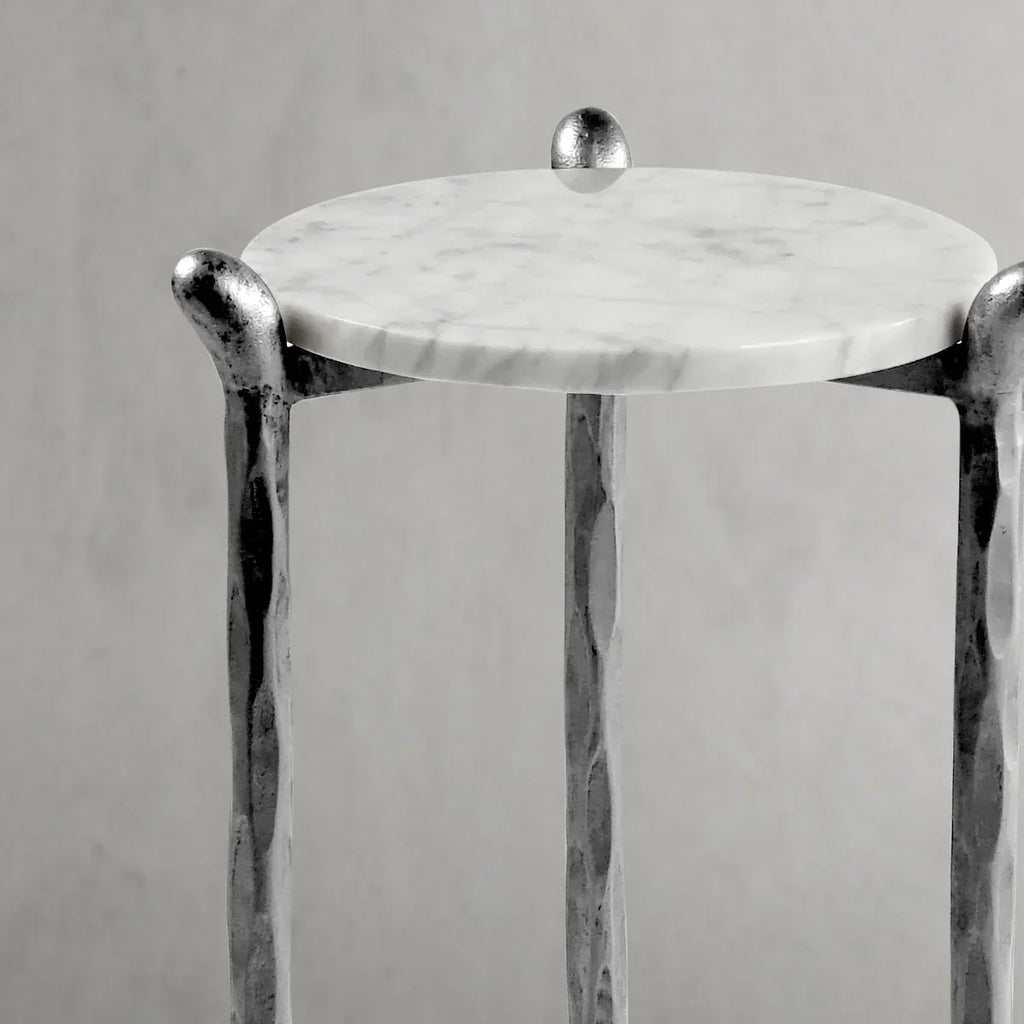 Thomson Round Horn Marble Coffee Table & Side Table