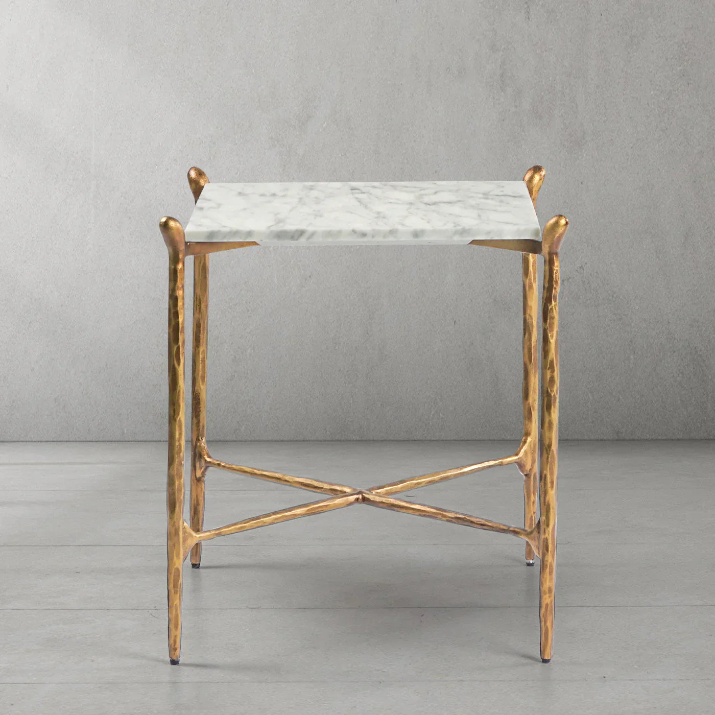 Thomson Square Marble Side Table