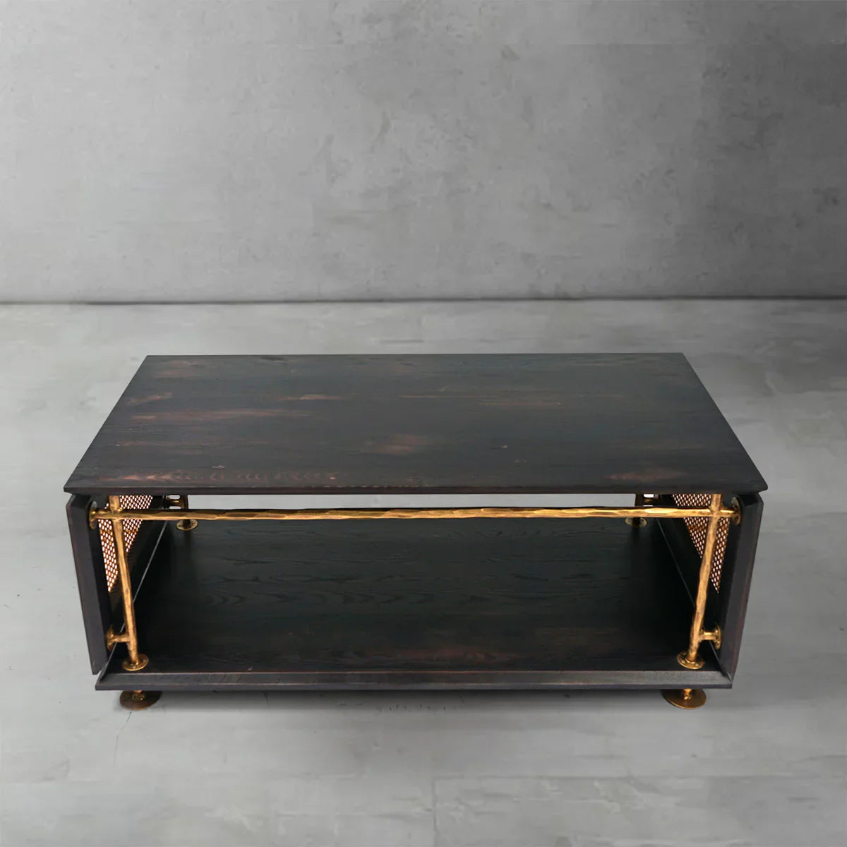 Thomson Vintage Rattan Wooden Coffee Table