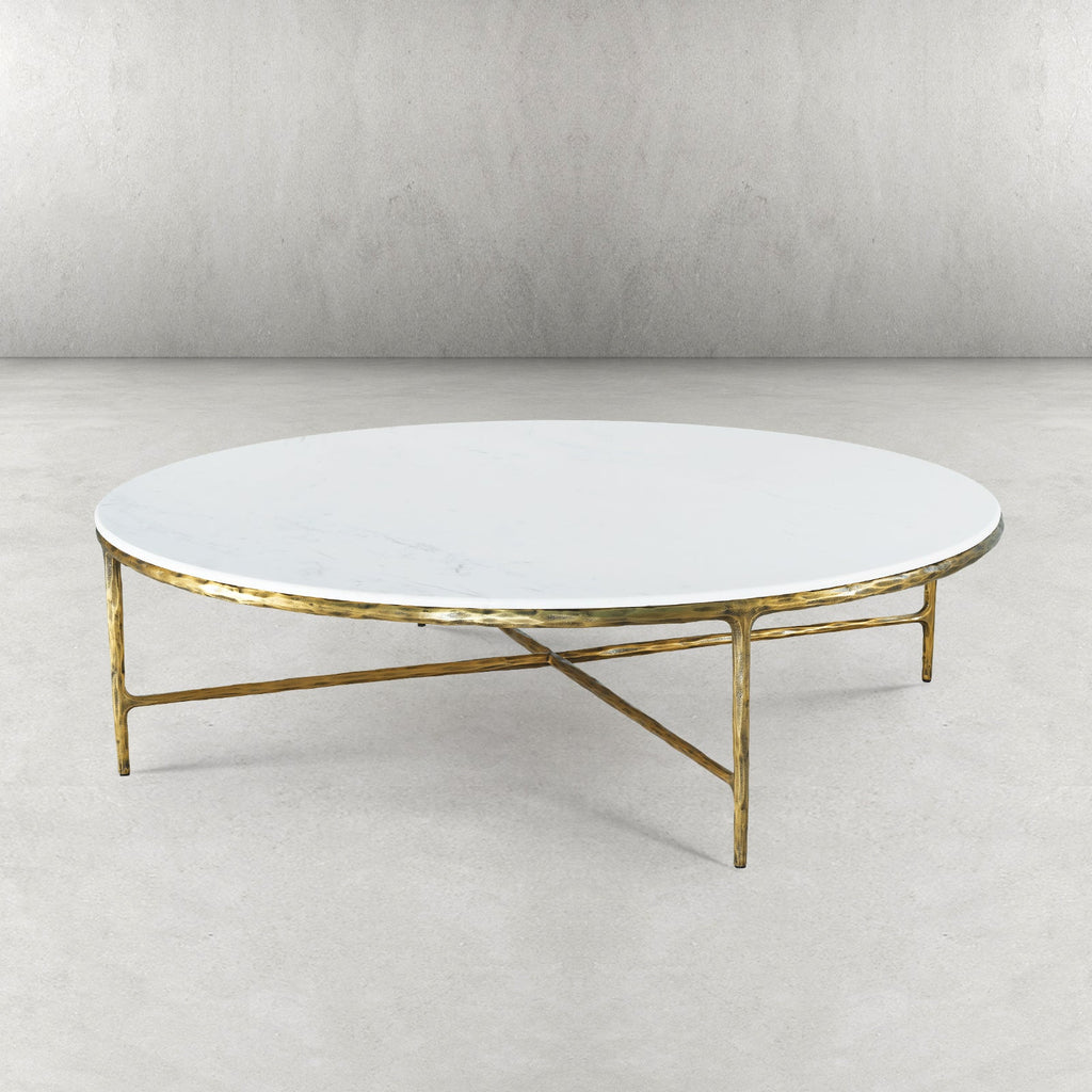 Thomson Marble Round Coffee Table 55"D