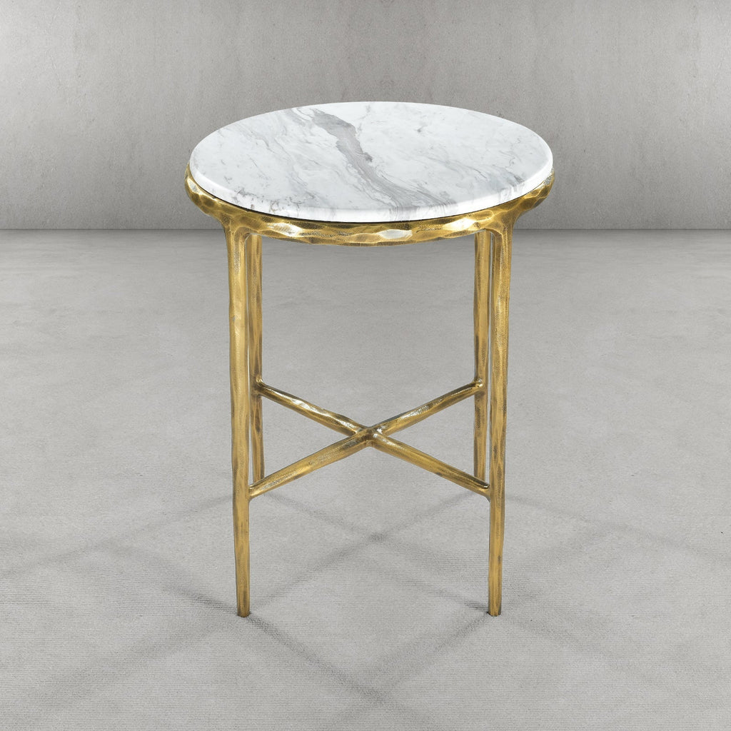 Thomson Marble Round Side Table 18"D