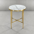 Thomson Marble Round Side Table 18"D