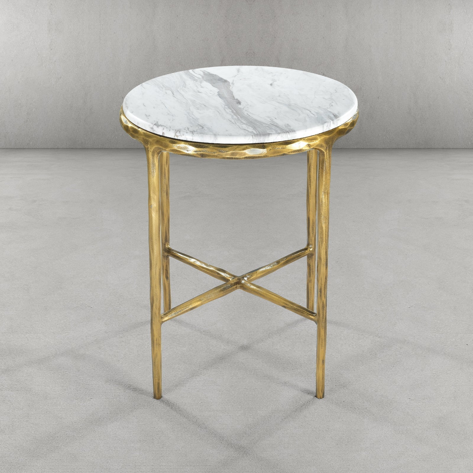 Thomson Marble Round Side Table 18"D