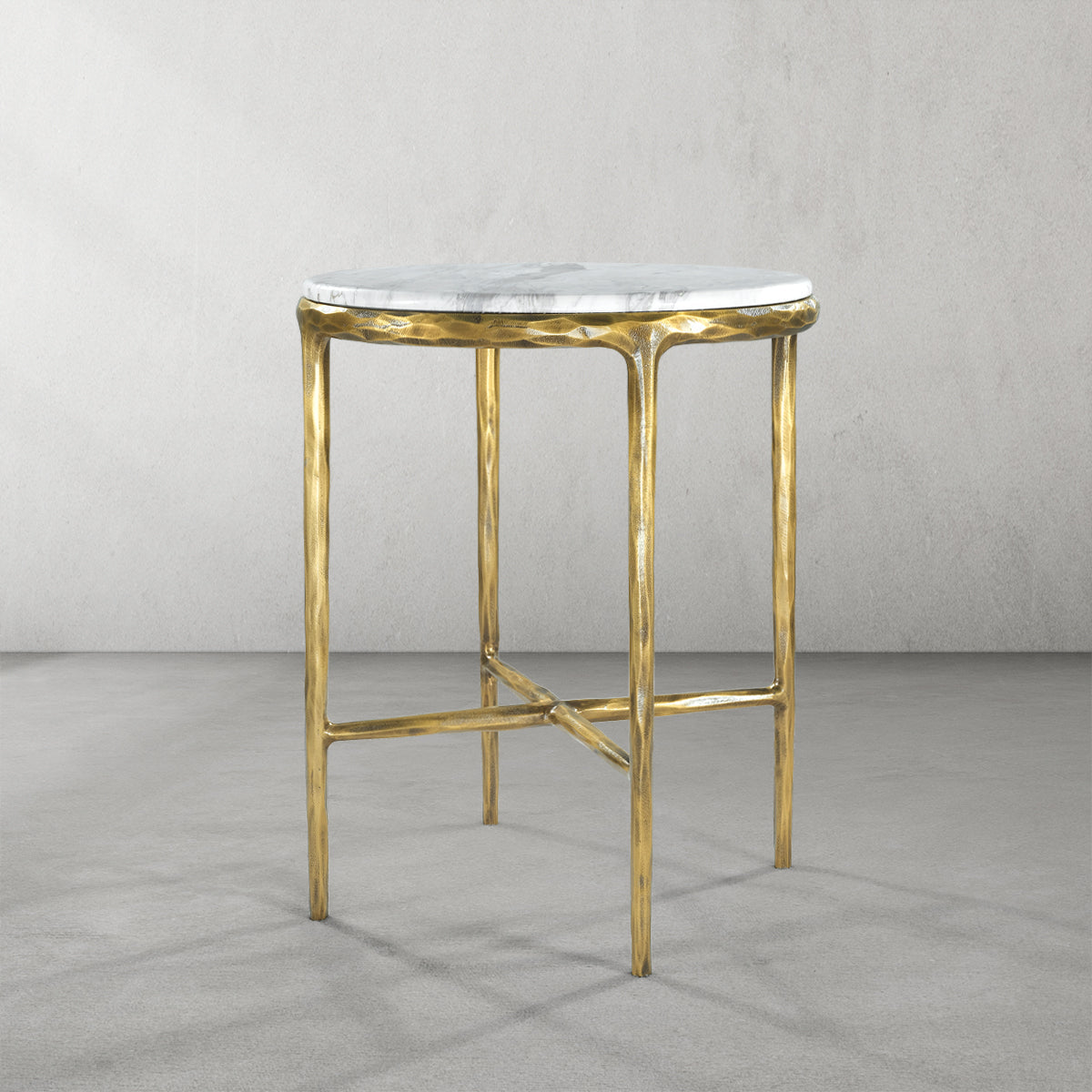Thomson Marble Round Side Table 18"D