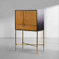Thomson Metal Frame Rattan Side Cabinet