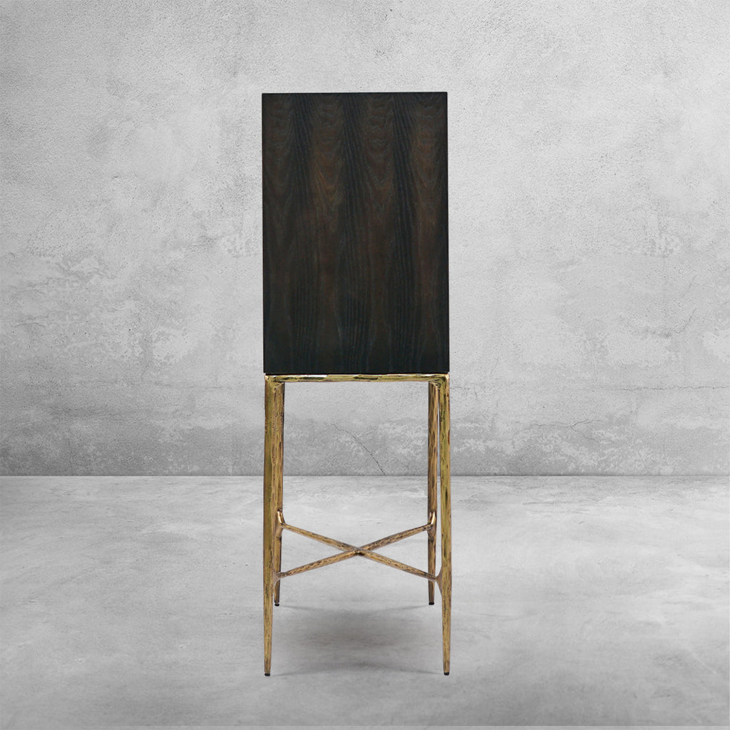 Thomson Metal Frame Rattan Side Cabinet
