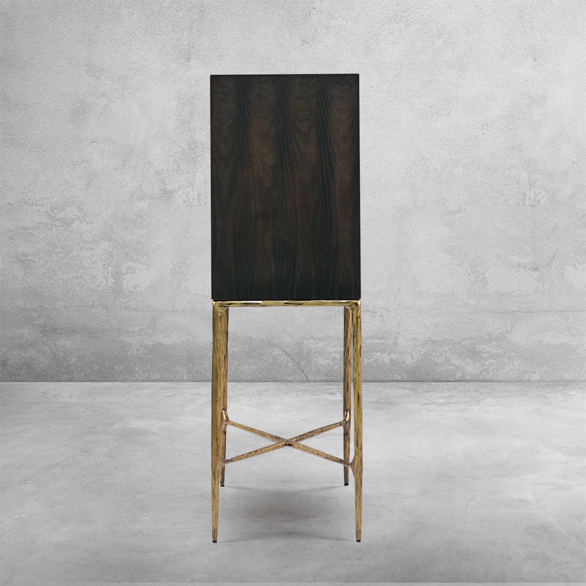 Thomson Metal Frame Rattan Side Cabinet