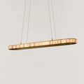 Velmora Oval Ring Natural Alabaster Chandelier 59"W