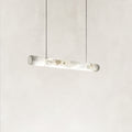 Verve Linear Alabaster Tube Pendant Light 47"L