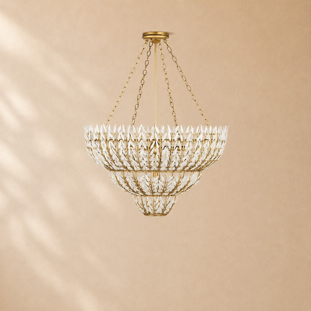 Vivien Glass Round Chandelier