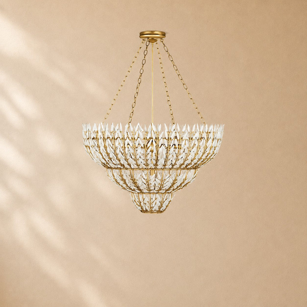 Vivien Glass Round Chandelier