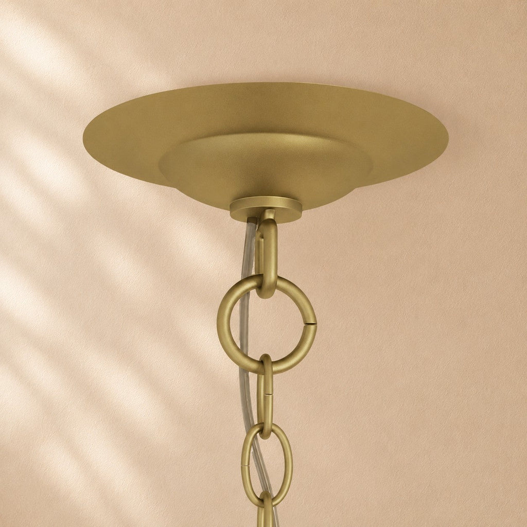 Vivien Glass Round Chandelier