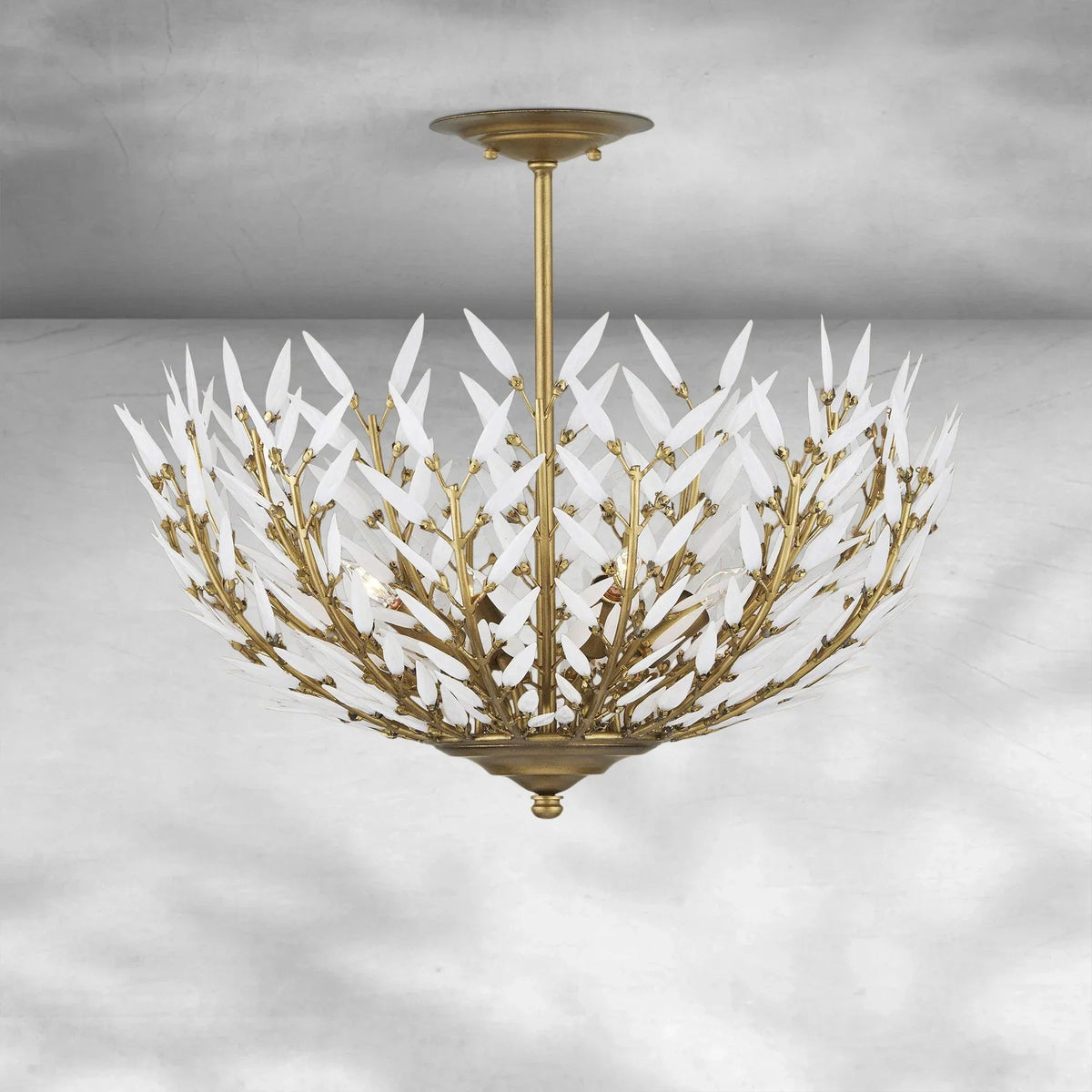 Vivien Glass Flushmount
