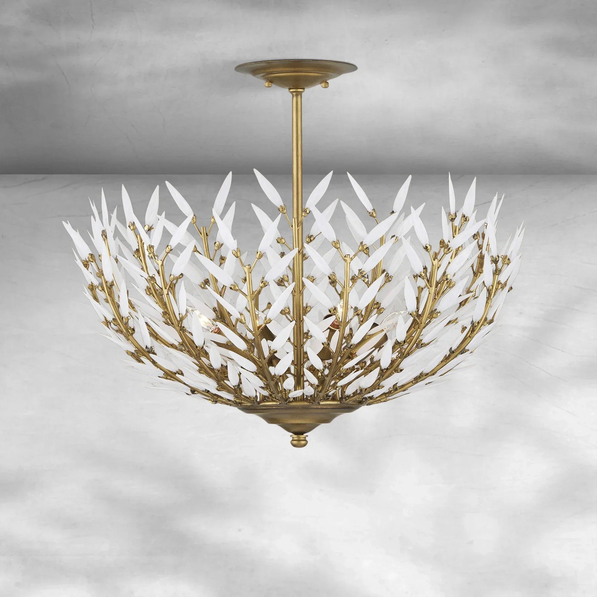 Vivien Glass Flushmount