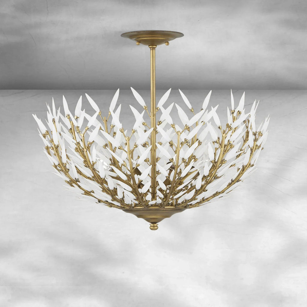 Vivien Glass Flushmount