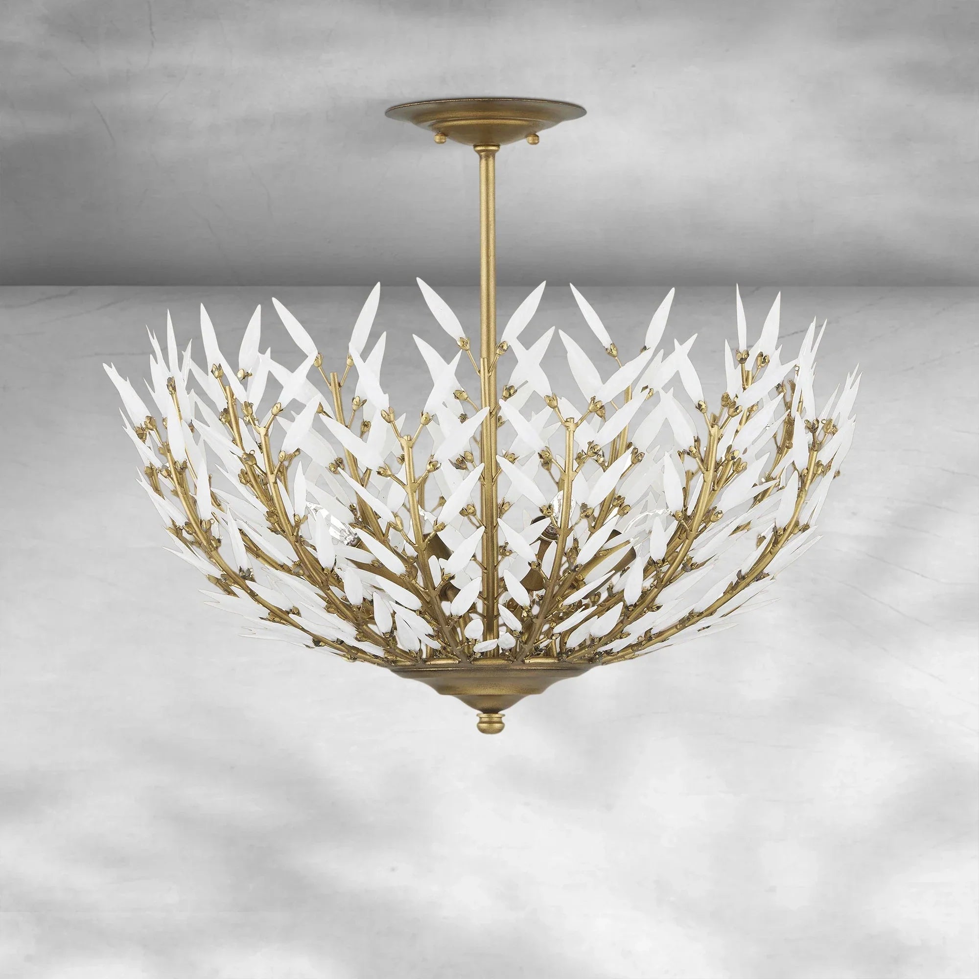 Vivien Glass Flushmount