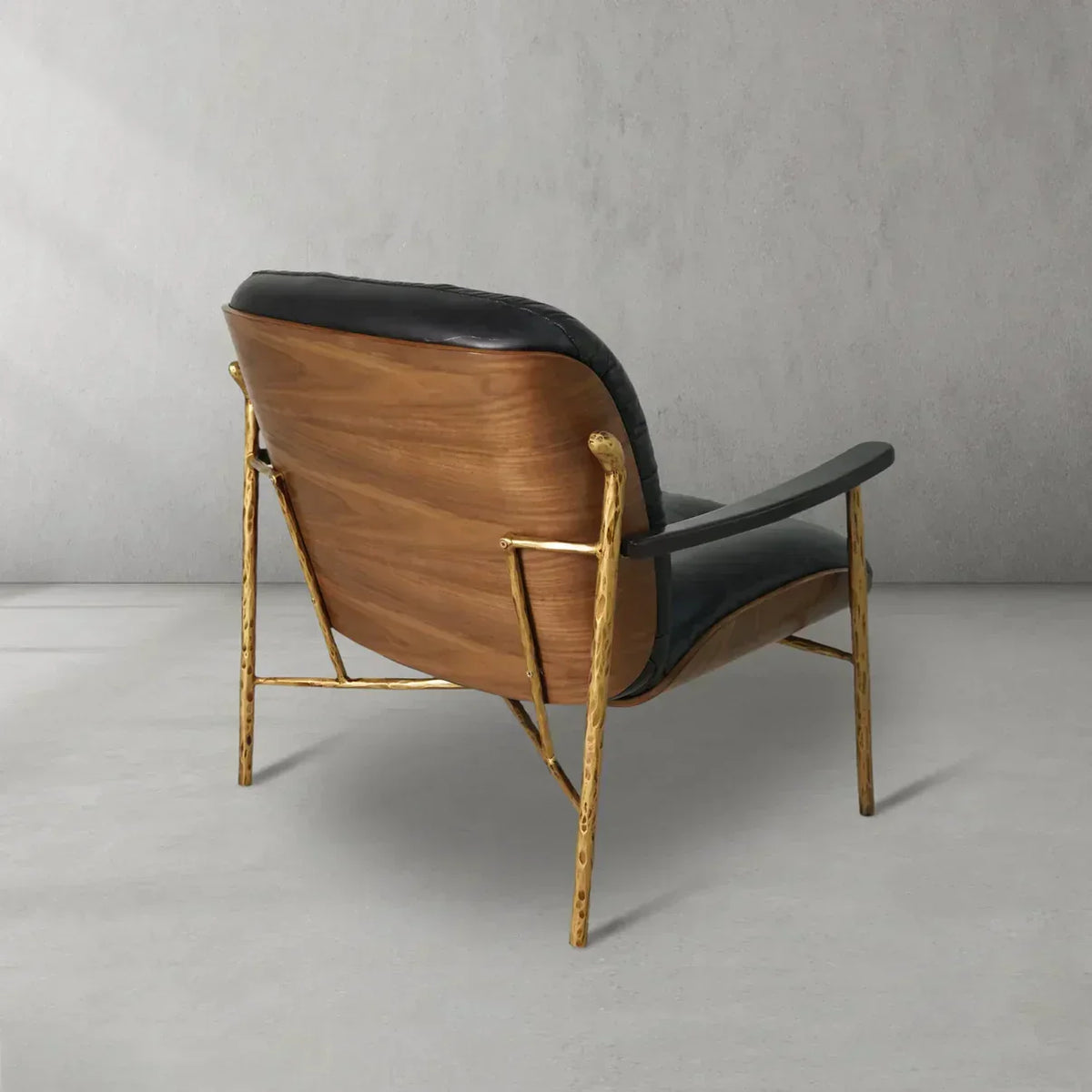Thomson Black Leather Accent Chairs