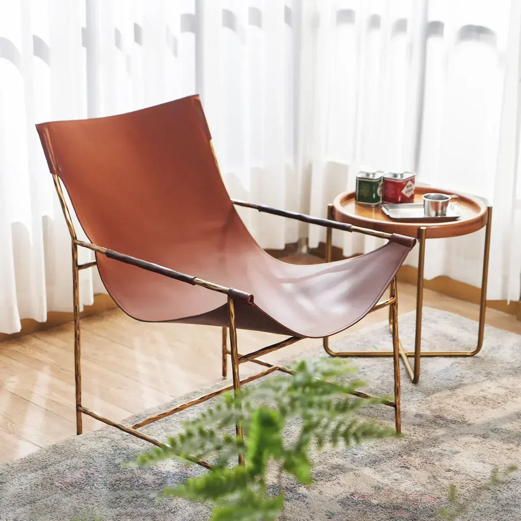 Thomson Brown Leather Lounge Chair