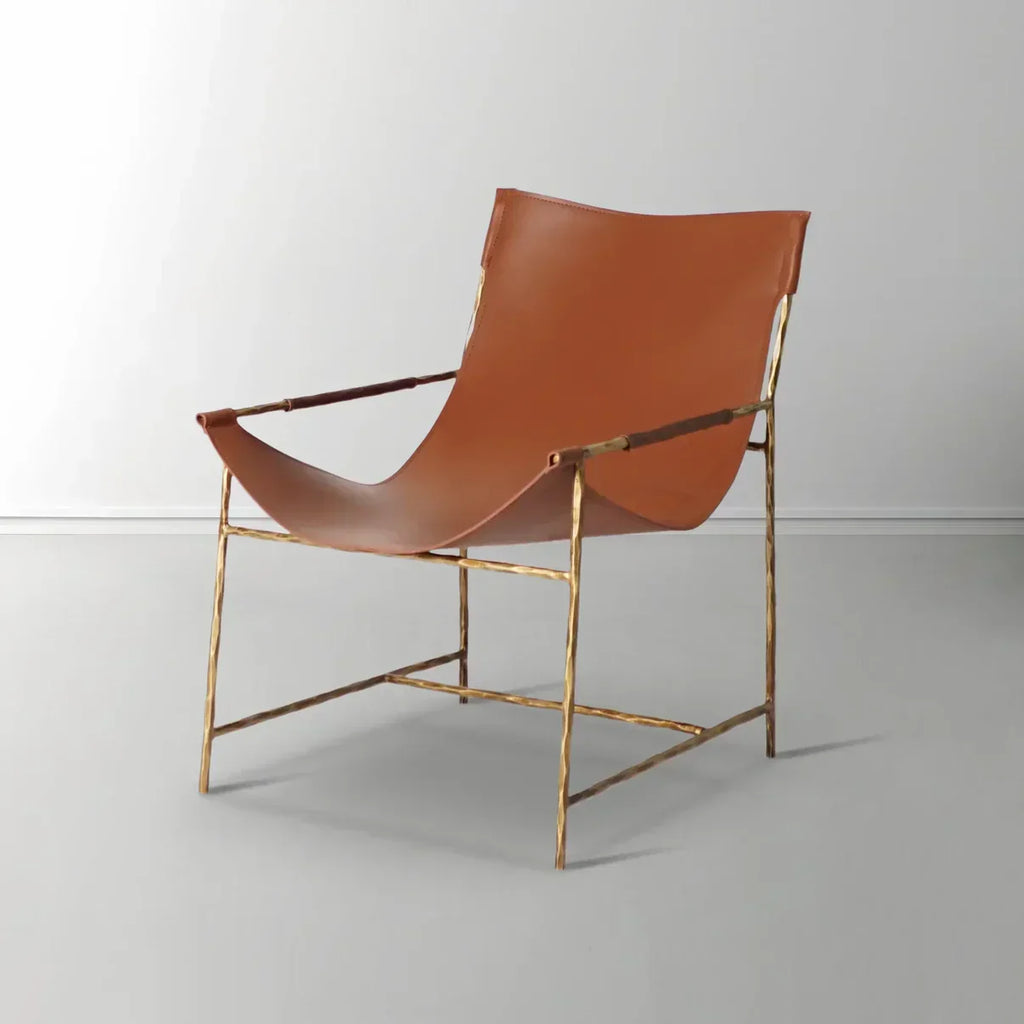 Thomson Brown Leather Lounge Chair