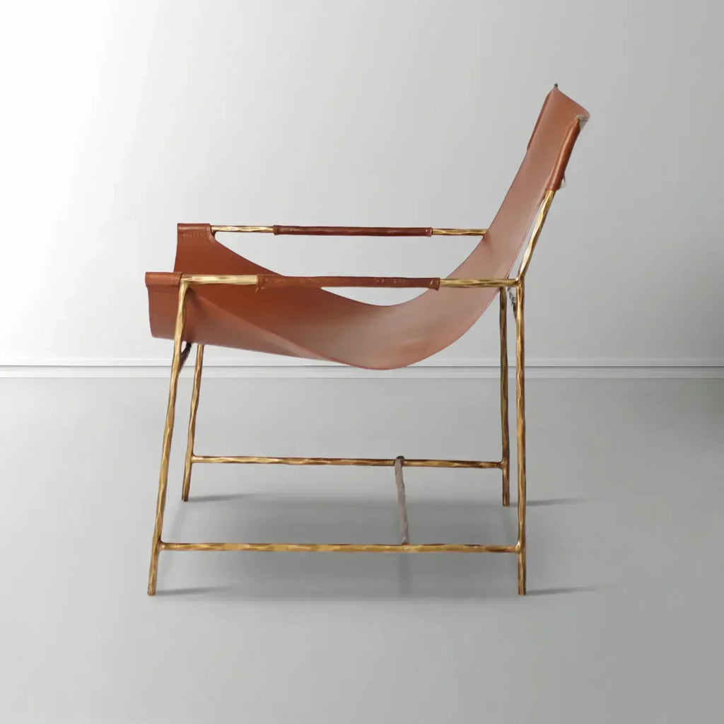 Thomson Brown Leather Lounge Chair