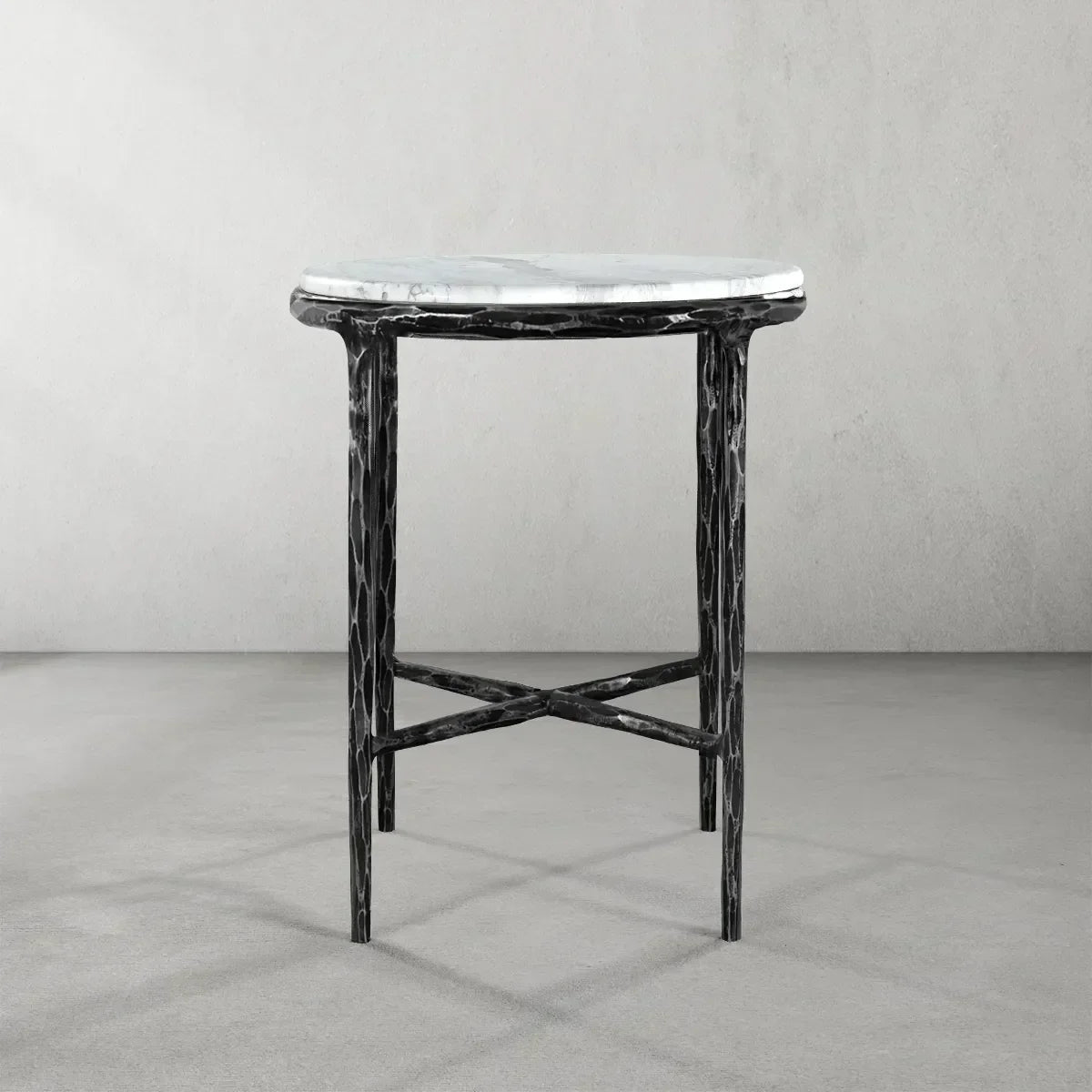 Thomson Round Marble Side Table 18" 22"